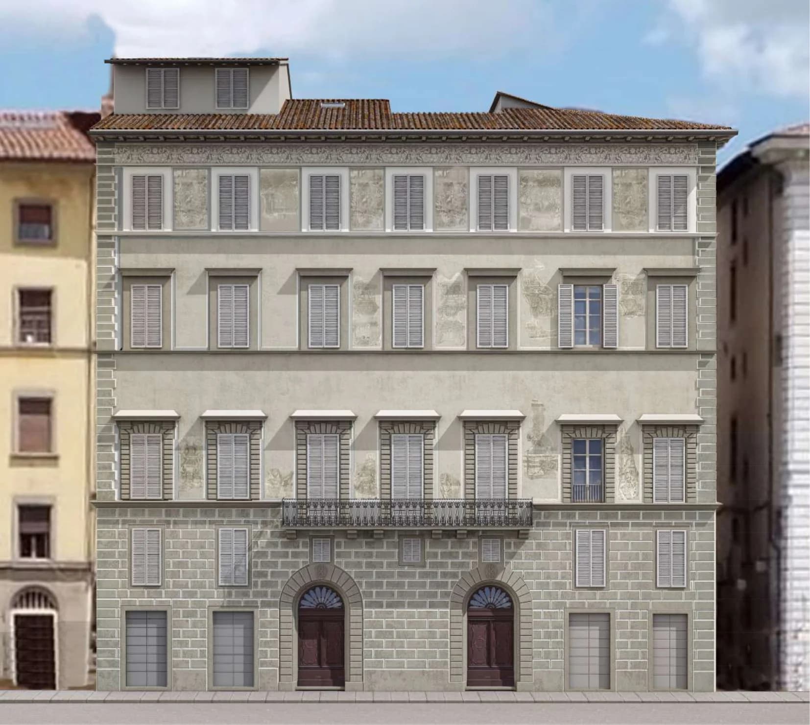 Prospetto del palazzo